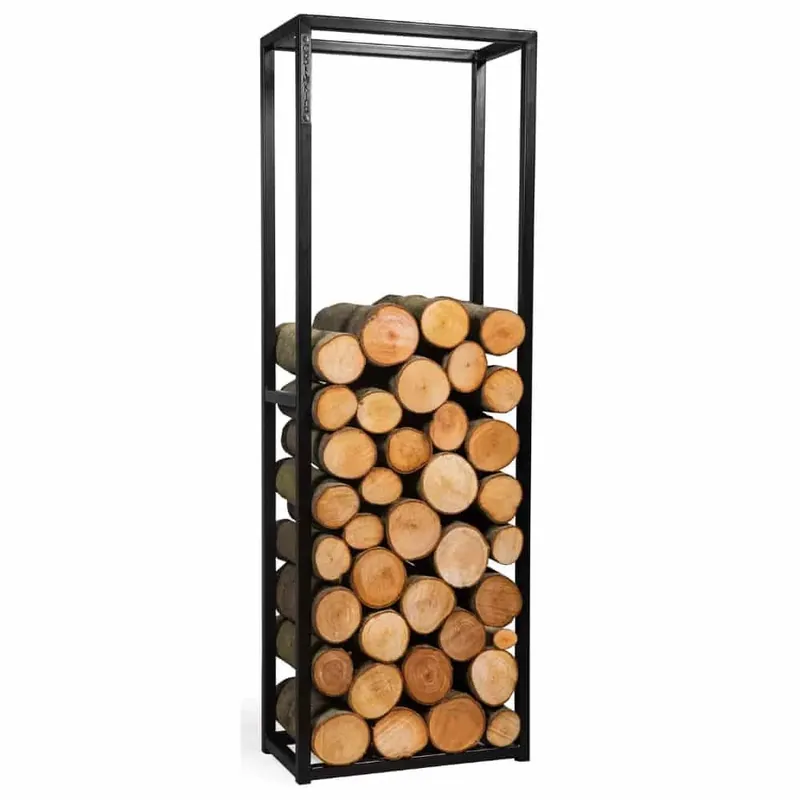 Billig Kaminholzregal Stahl, Brennholzregal, 120x40x20cm, Holzlager Kamin